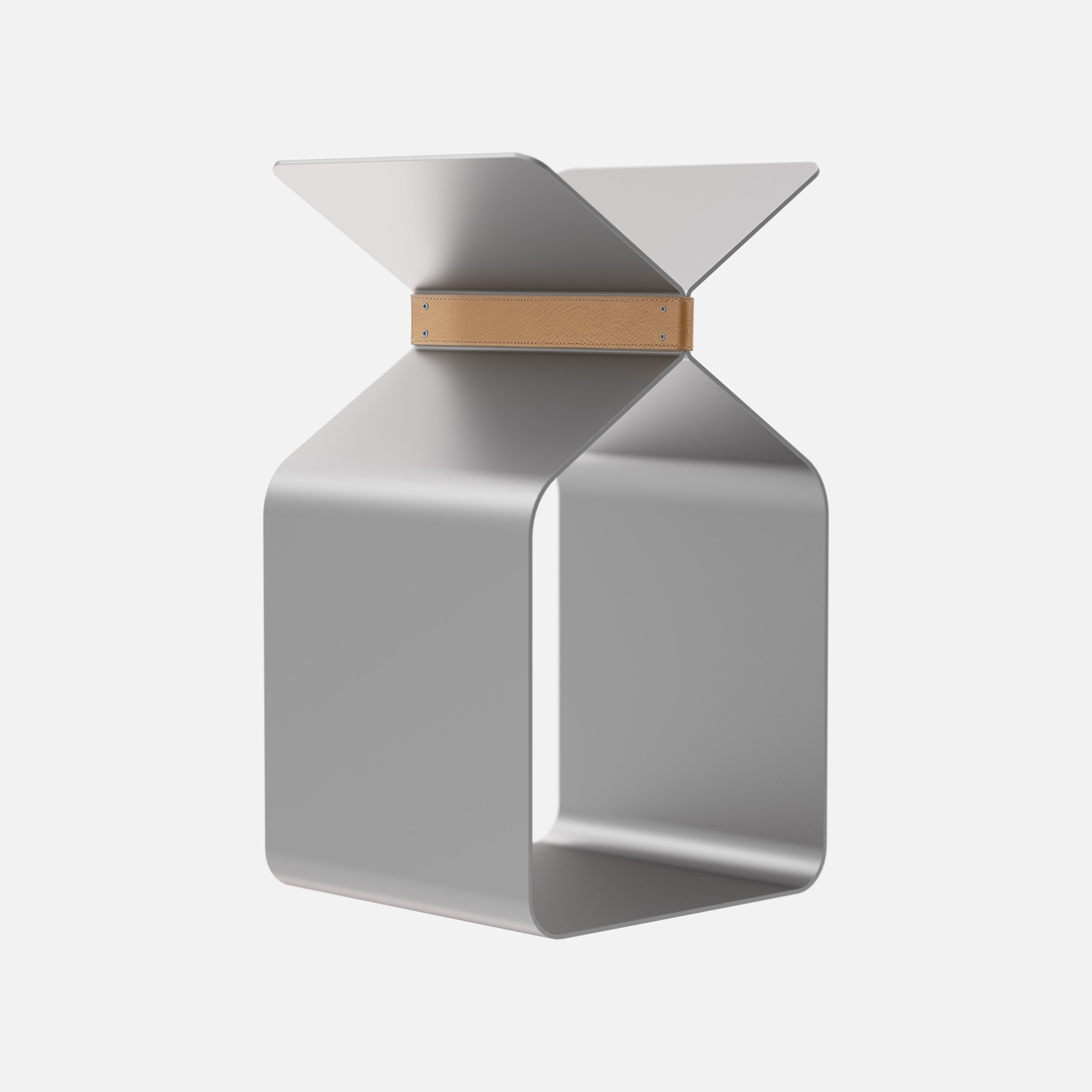 Elmer Stand - Satin Aluminium
