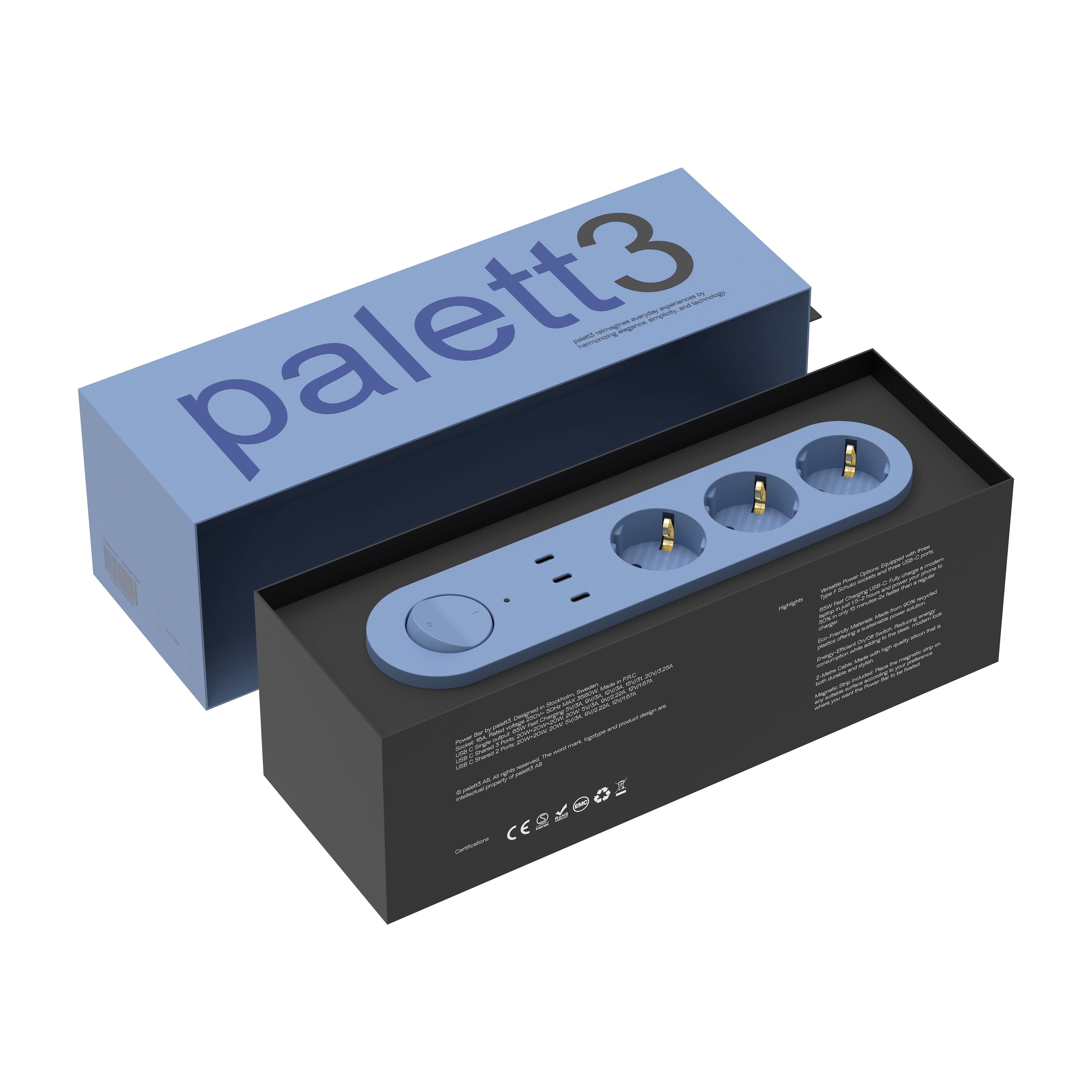 Alma Power Bar - Kattegatt Blue